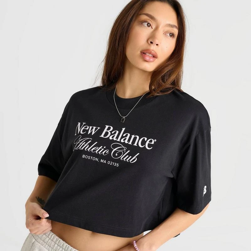 New Balance Women's New Balance Crop Club T-Shirt 5