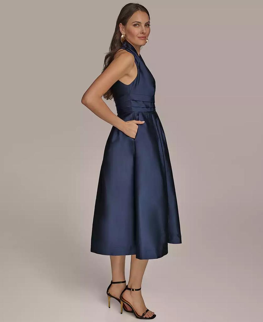 Donna Karan Women's A-Line Halter Midi Dress - Free Shipping