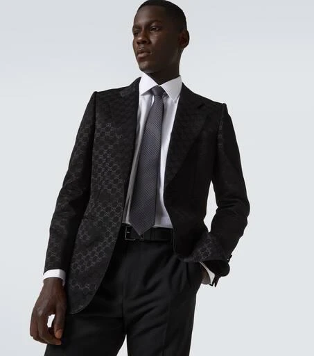 Gucci GG silk jacquard tie 3