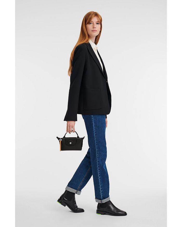 Longchamp Le Pliage City Coated Canvas Mini Pouch