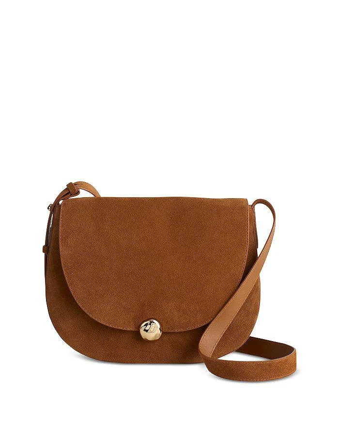 Madewell The Dakota Large Suede Saddle Bag 1