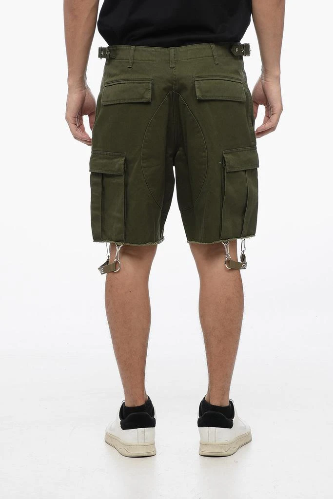 Celine Celine Cotton Cargo Shorts with Leaning Tape Details 2