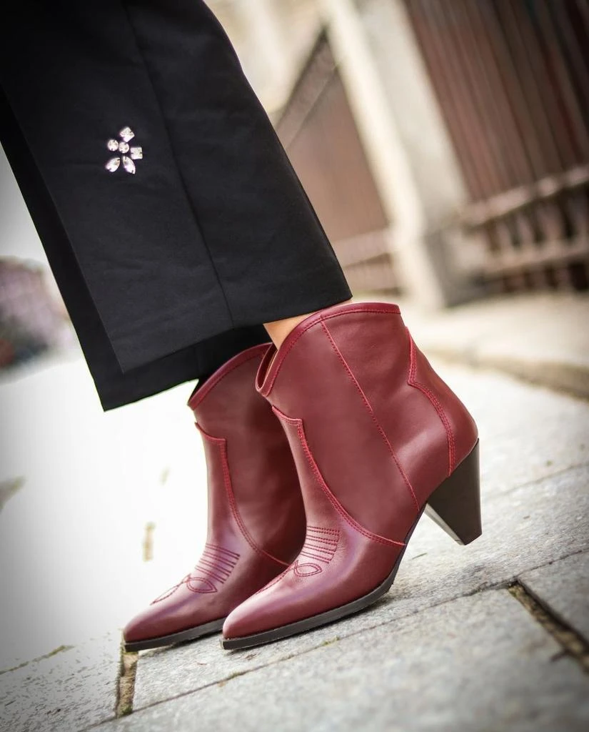 Toral Bottines Claire Burgundy 3