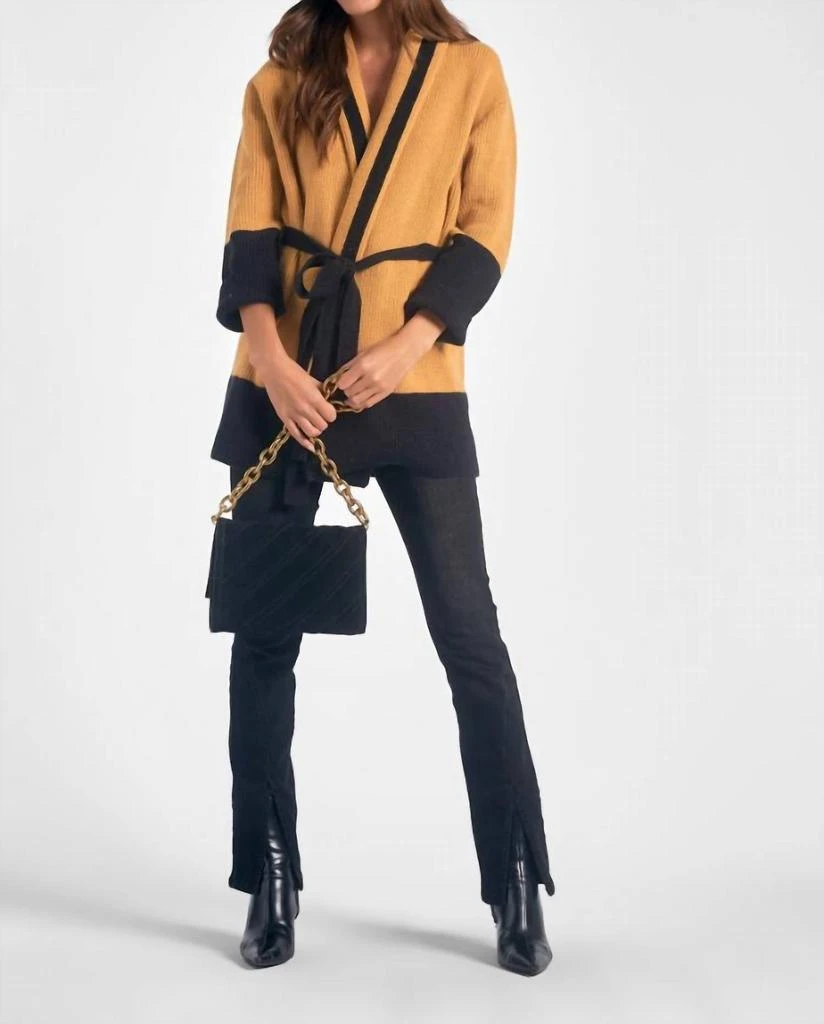 Elan Elan - Two Tone Cardigan 3