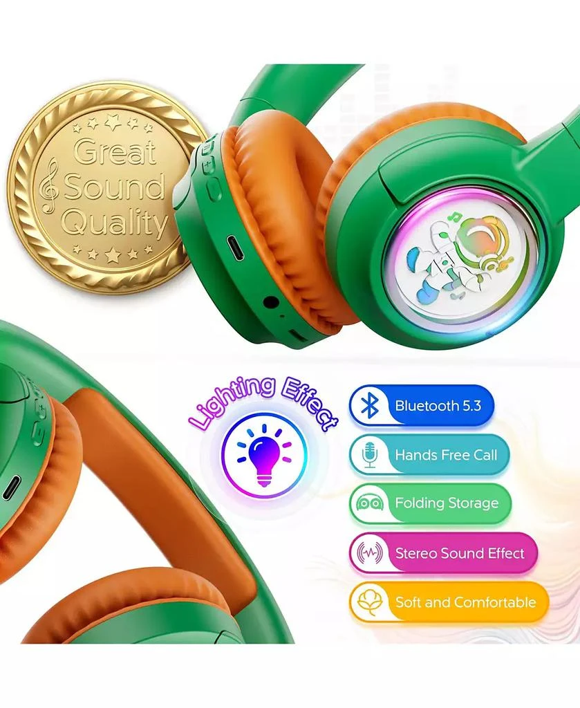 Contixo KB6 Kids Bluetooth Headphones, Safe Sound for Little Ears 2