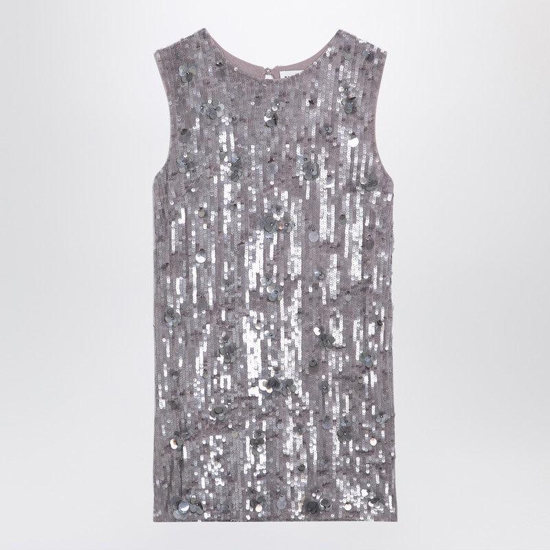 Parosh P.A.R.O.S.H. Women's Mélange Mini Dress With Micro Sequins