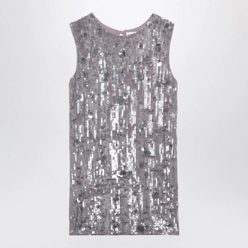 Parosh P.A.R.O.S.H. Women's Mélange Mini Dress With Micro Sequins 1