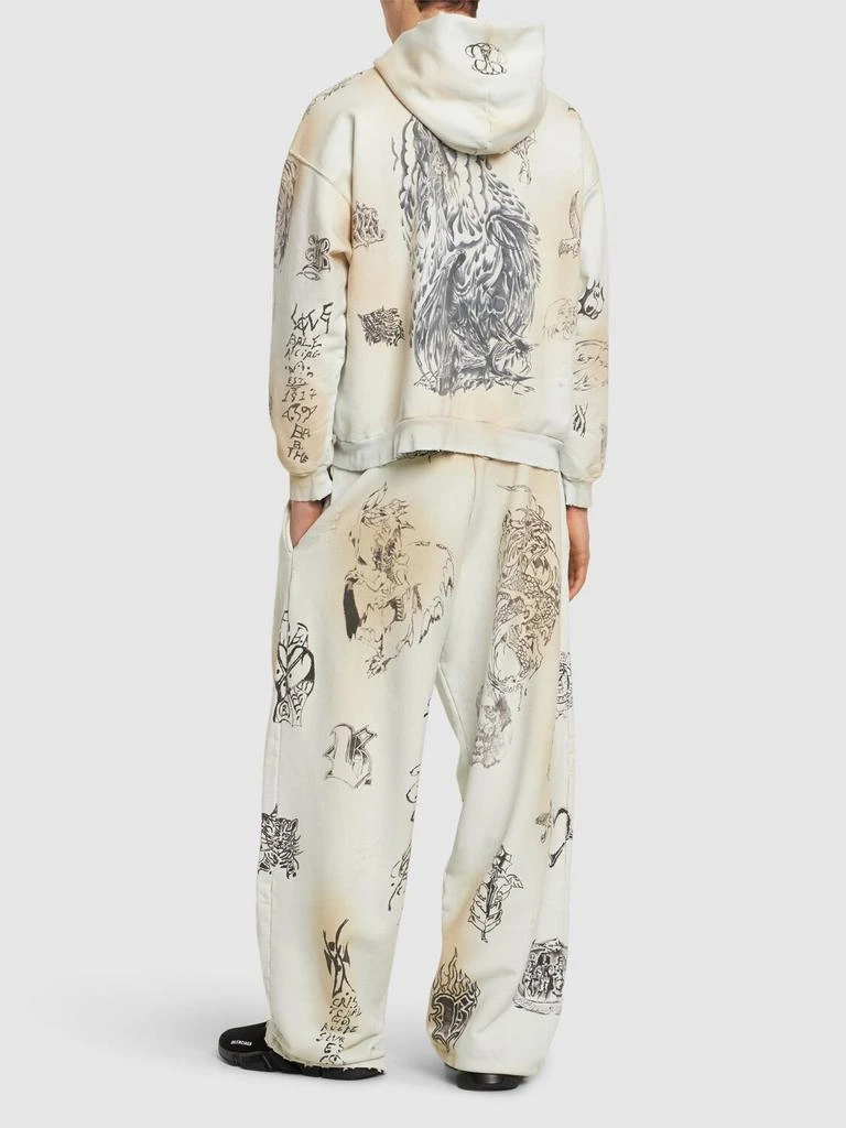Balenciaga Tattoo Heavy Molleton Zip-up Hoodie 1