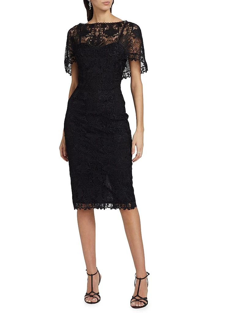 Badgley Mischka Lace Cocktail Dress 3