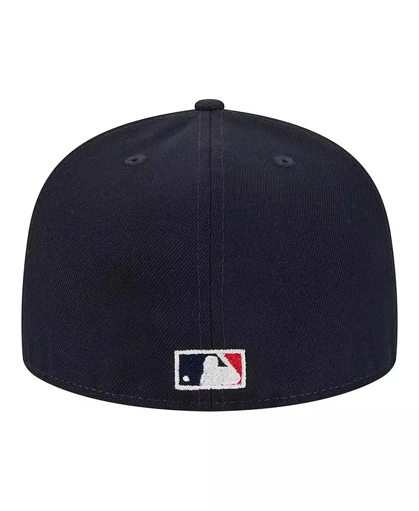 New Era Men's Navy California Angels Cooperstown Collection Duo Logo 2.0 59FIFTY Fitted Hat 3