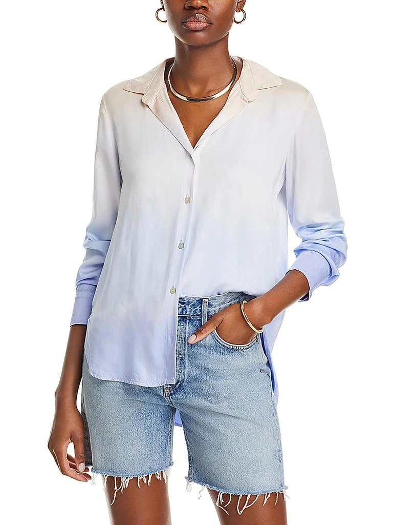 Bella Dahl Womens Collar Long Sleeve Button-Down Top 1