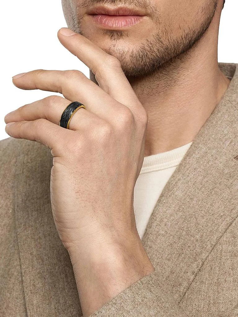 David Yurman Streamline Band Ring in 18K Yellow Gold 2