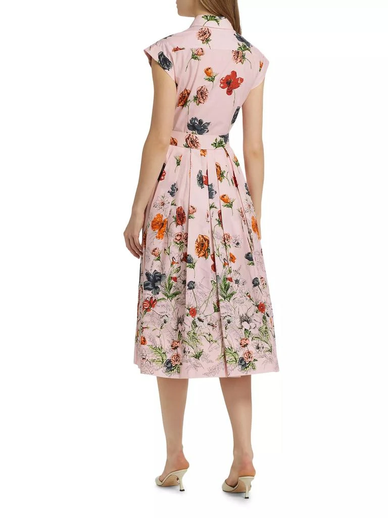 Cara Cara Floral Cotton Poplin Shirtdress 5