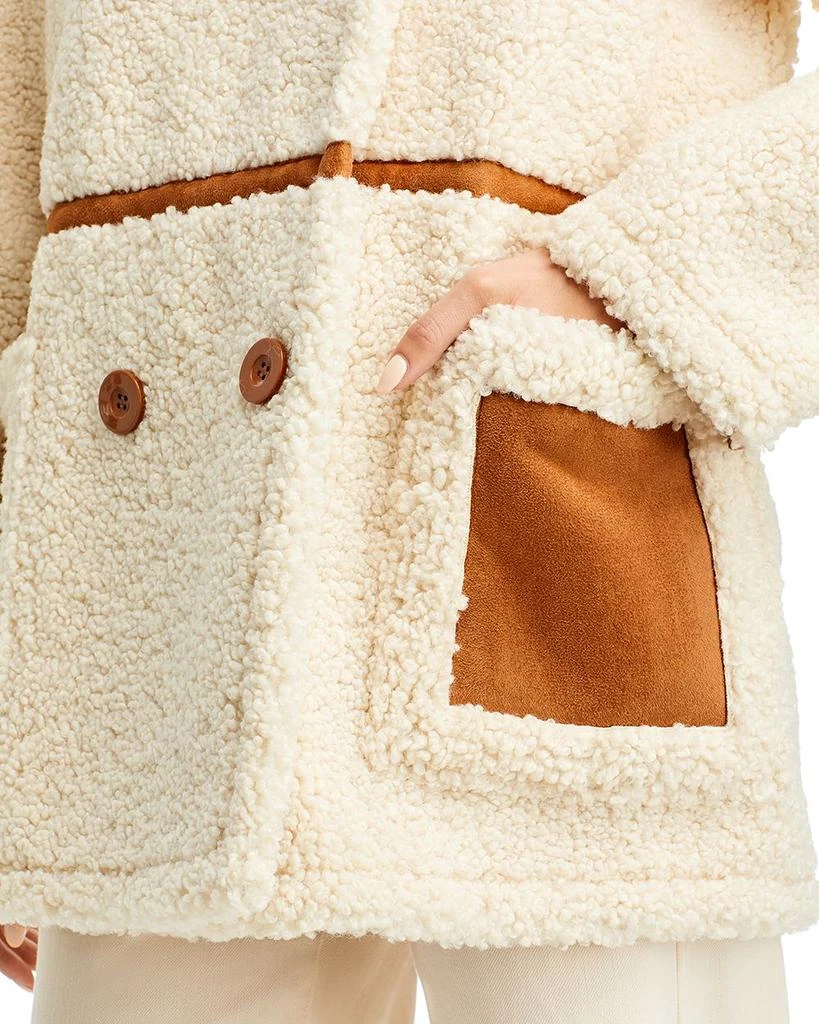 STAND STUDIO Chloe Faux Shearling Jacket 4