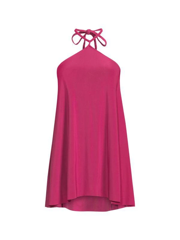 MISA Corey Halter Mini Dress 3