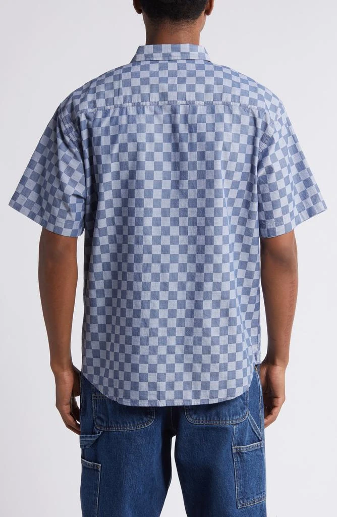 Vans Wade Checkerboard Short Sleeve Button-Up Shirt 3