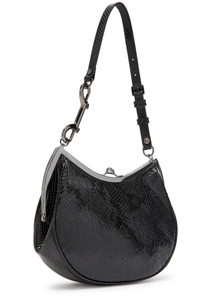 Vivienne Westwood Charm Frame python-effect leather shoulder bag 2