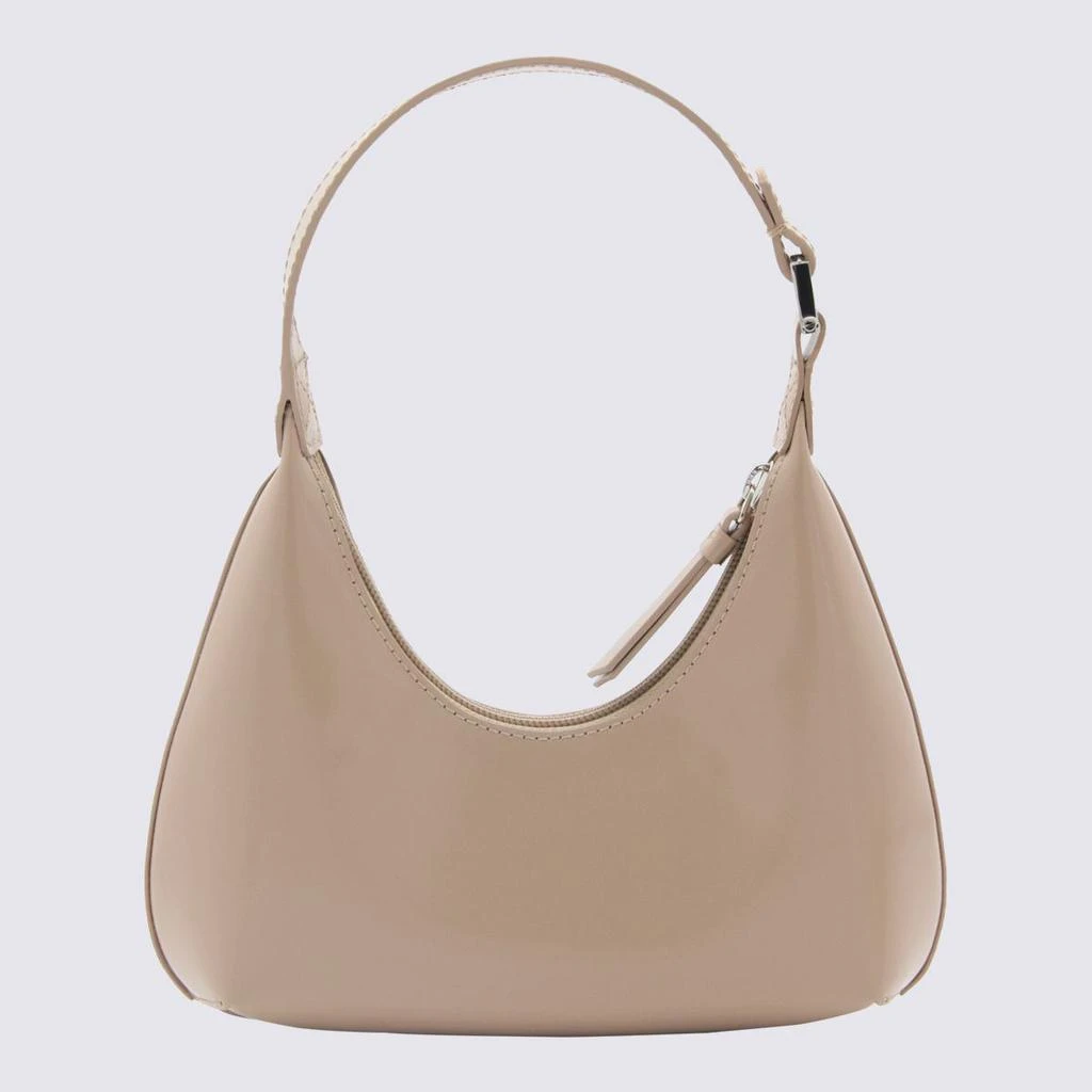 BY FAR BY FAR CREAM LEATHER SHOULDER BAG 2