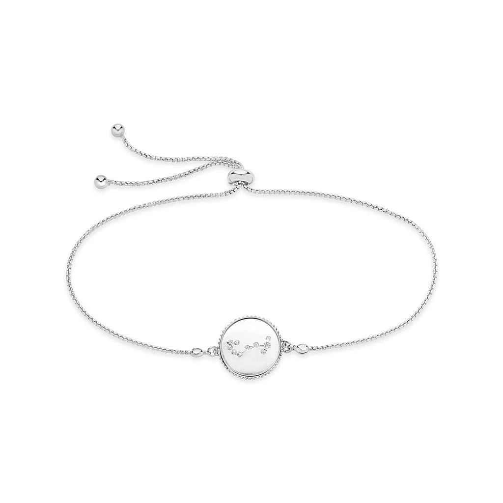 Sterling Forever Sterling Silver Constellation Disk Bolo Bracelet 2