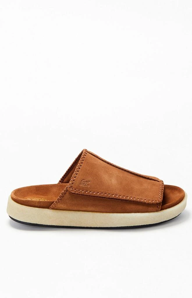 Clarks Overleigh Suede Slide Sandals 1