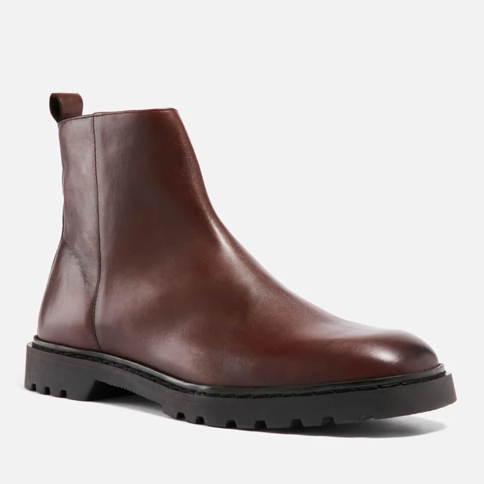 Walk London WALK LONDON MEN'S MILANO LEATHER BOOTS 2
