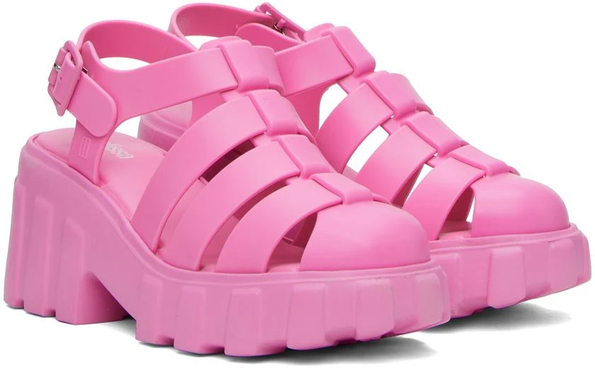 Melissa Pink Megan Platform Heeled Sandals 4