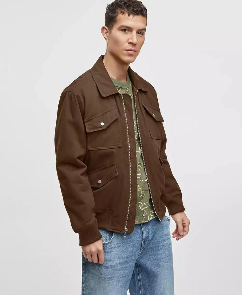Mode of One Men's Multi Pocket Bomber Jacket, Created for Macy's 1