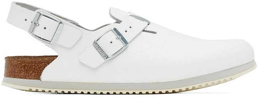 Birkenstock White Narrow Tokio Super Grip Loafers 1
