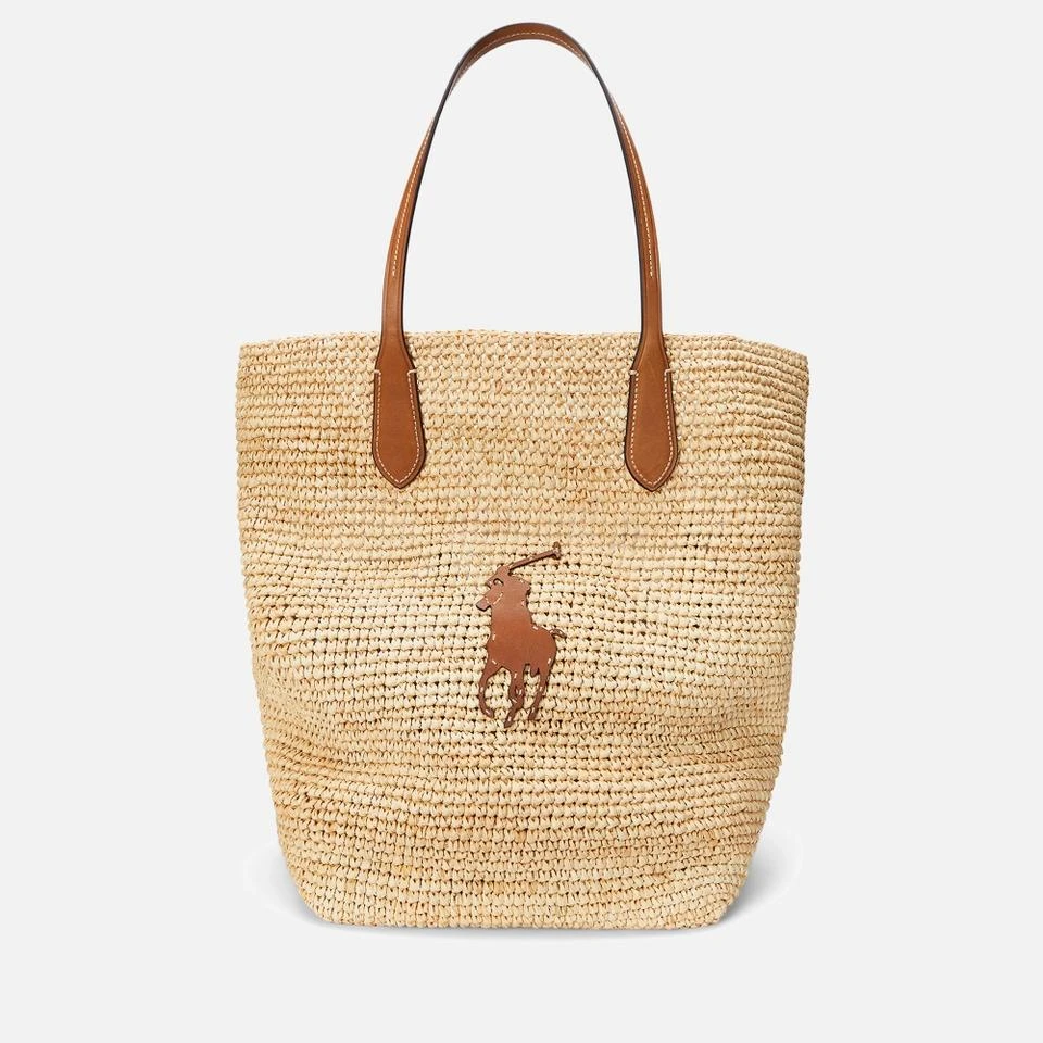 Ralph Lauren Polo Ralph Lauren North South Raffia Bag 1