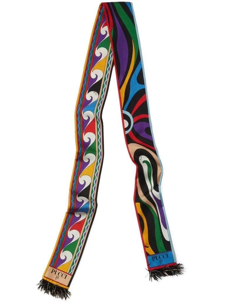 EMILIO PUCCI PRINTED SILK BANDEAU 1