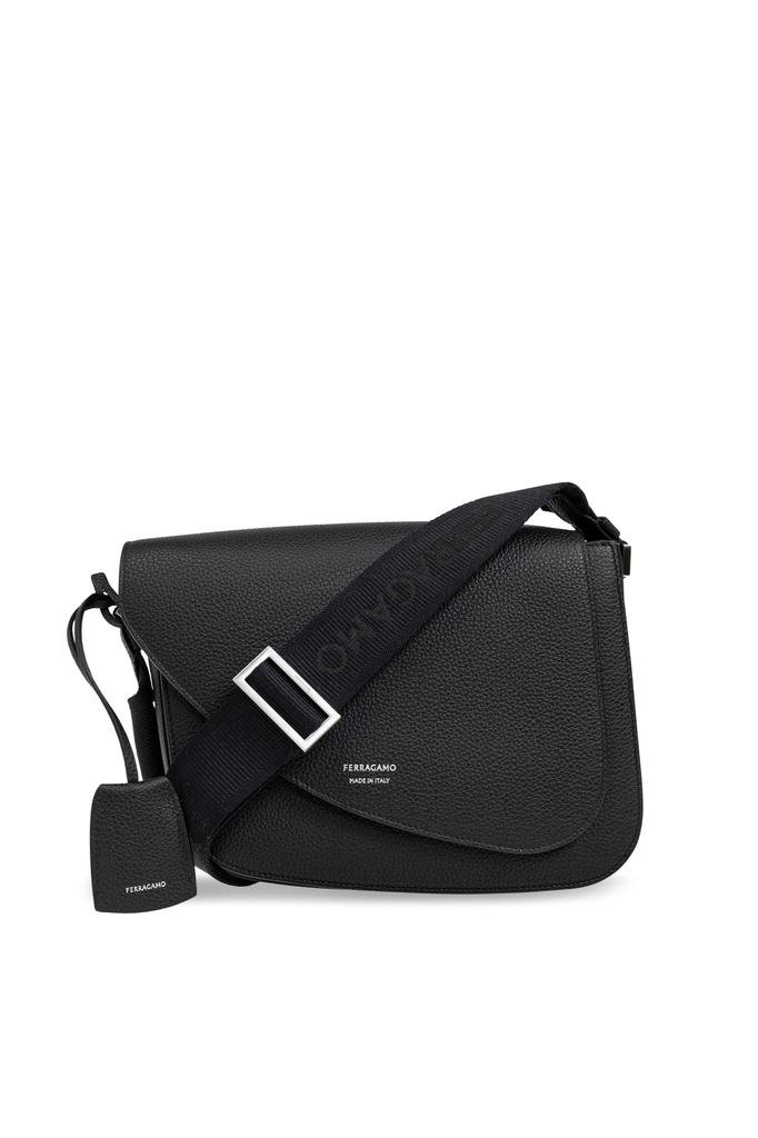【 Ferragamo 】Gancini-Plaque Twins メッセンジャーバッグ Salvatore Ferragamo Gancini-Plaque Twins Messenger Bag