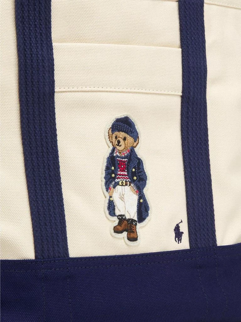 Ralph Lauren Medium Canvas Polo Bear Tote Bag 5