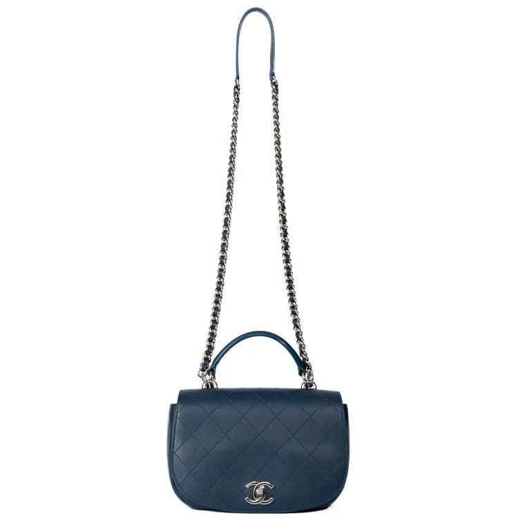 Chanel Matelasse Coco Mark Top Handle Bag 2