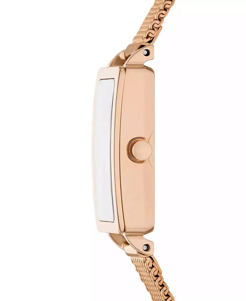 Skagen Women's Hagen Micro Two Hand Rose Gold-Tone Stainless Steel 30mm 3