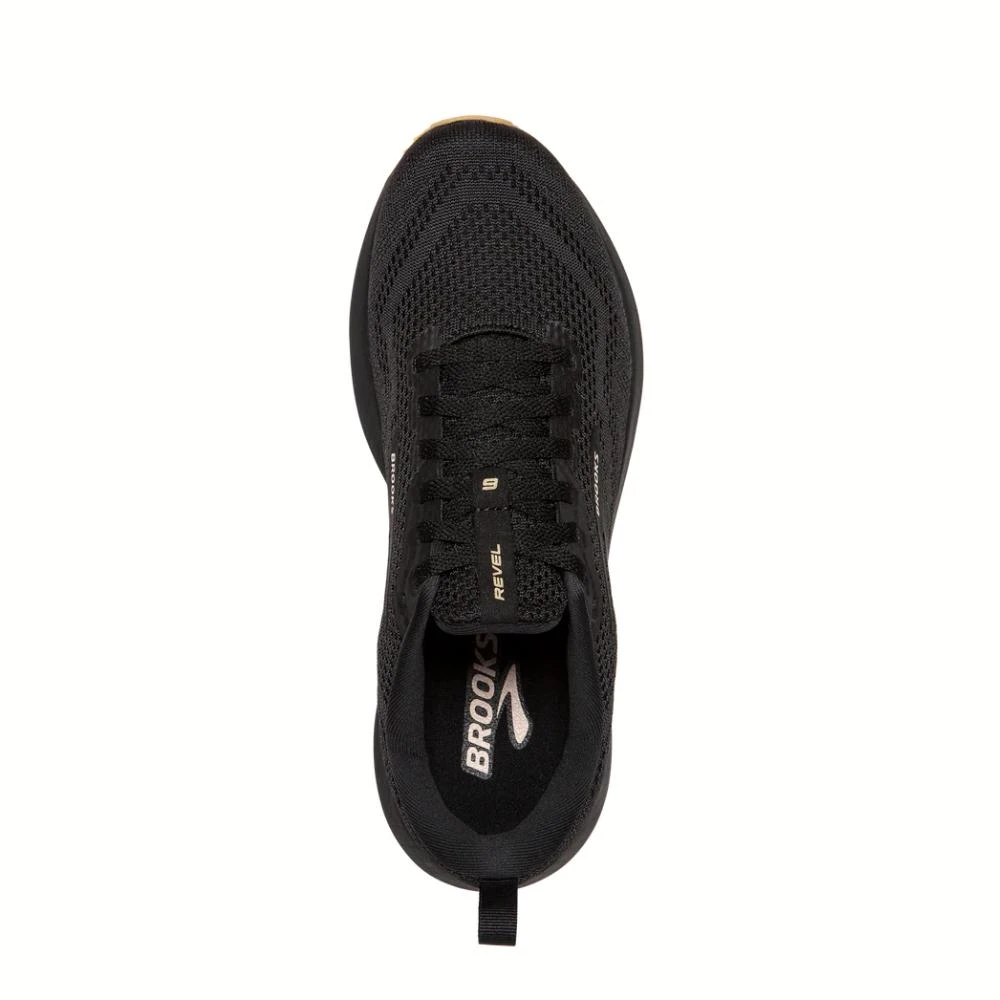 Brooks Brooks Revel 6 120386-1B-056 Sneakers Women's Black Cream Running Shoes TF6690 (Black,7.5) 5