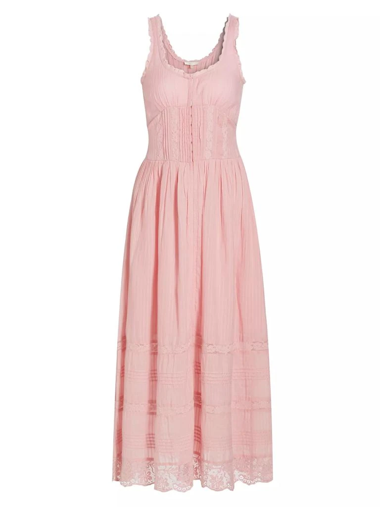 LOVESHACKFANCY Wishing Well Victori Santelle Midi-Dress 1
