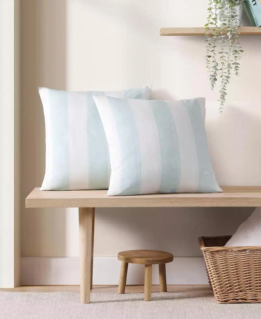 Tommy Bahama Home CLOSEOUT! Awning Stripe Cotton Decorative Pillow, 20" x 20" 3