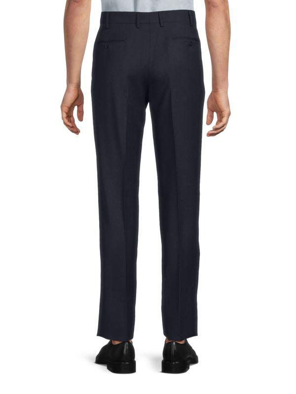Zanella Pleated Wool Modern-Fit Dress Pants