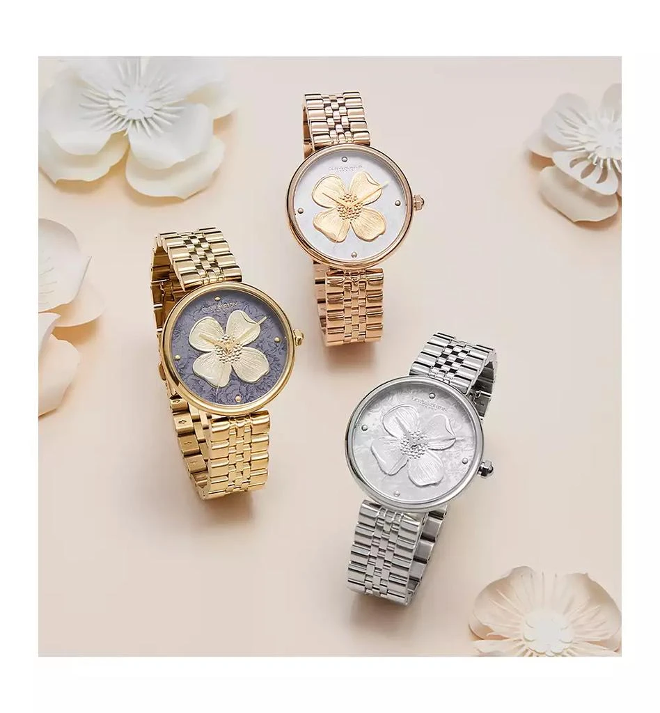 Olivia Burton Women's Dogwood Carnation Stainless Steel Watch 36mm 5