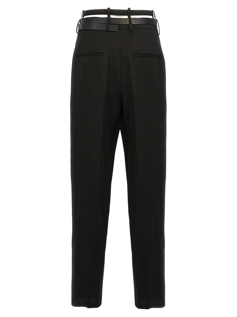 【関税＆送料込み】Jil Sander Gabardine Belt Pants Jil Sander Belted Trousers | REVERSIBLE