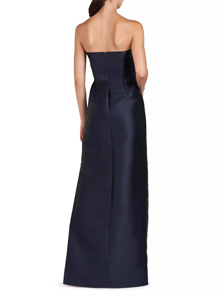 Kay Unger Marisol Strapless Mikado Column Gown 4