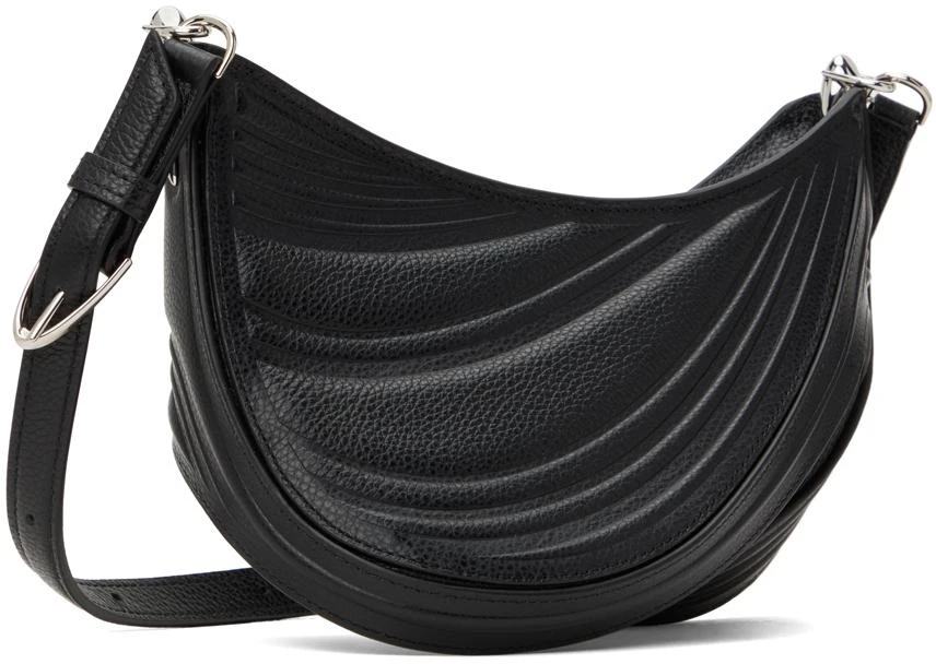 Mugler Black Small Embossed Spiral Curve 01 Bag 3