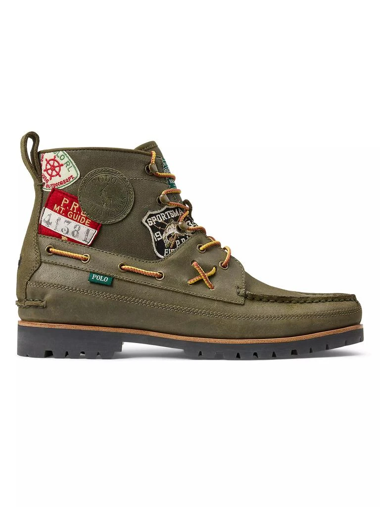 Ralph Lauren Ranger Patchwork Suede Boots 1