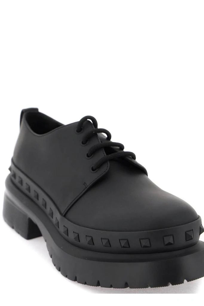 Valentino Valentino Garavani M-Way Rockstud Round Toe Derby Shoes 2
