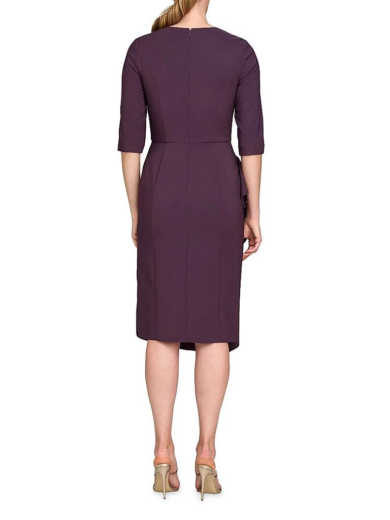 Kay Unger Esther Stretch Crêpe Cocktail Dress 4