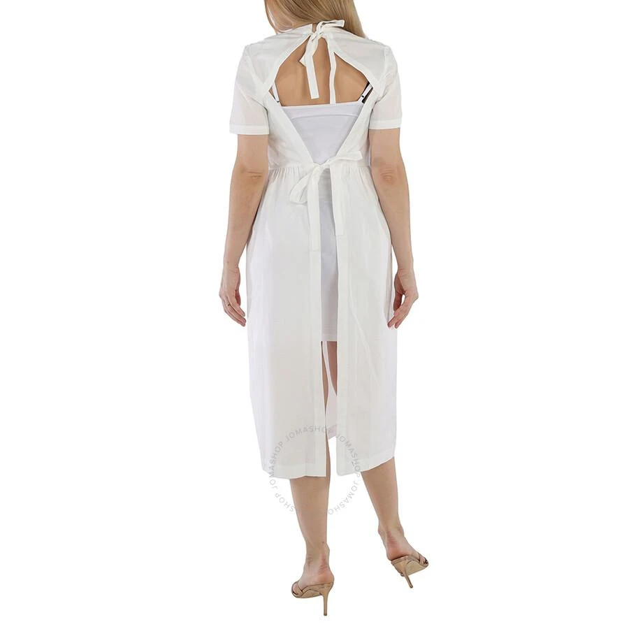 Comme des Garcons Girl White Ruffled Cotton-poplin Dress 3