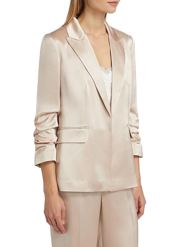 Tahari Ashlynn Satin Single-Breasted Blazer 4