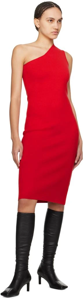 Max Mara Red Palma Midi Dress 4