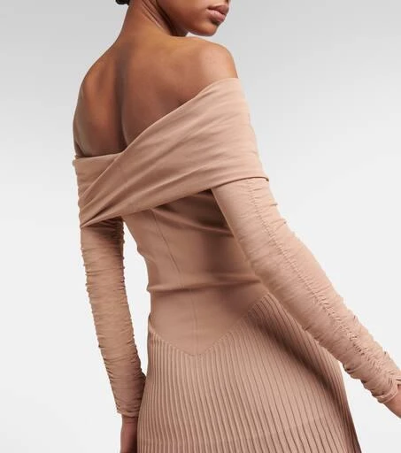 Khaite Rebecca off-shoulder maxi dress 6