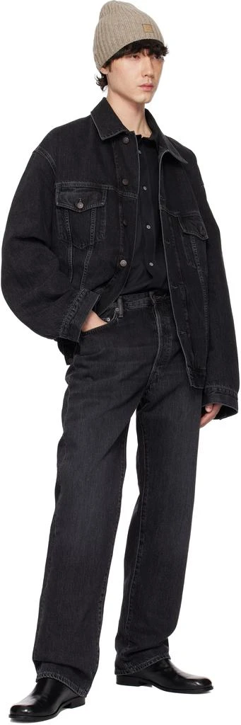 Acne Studios Black Loose-Fit 1999M Jeans 4